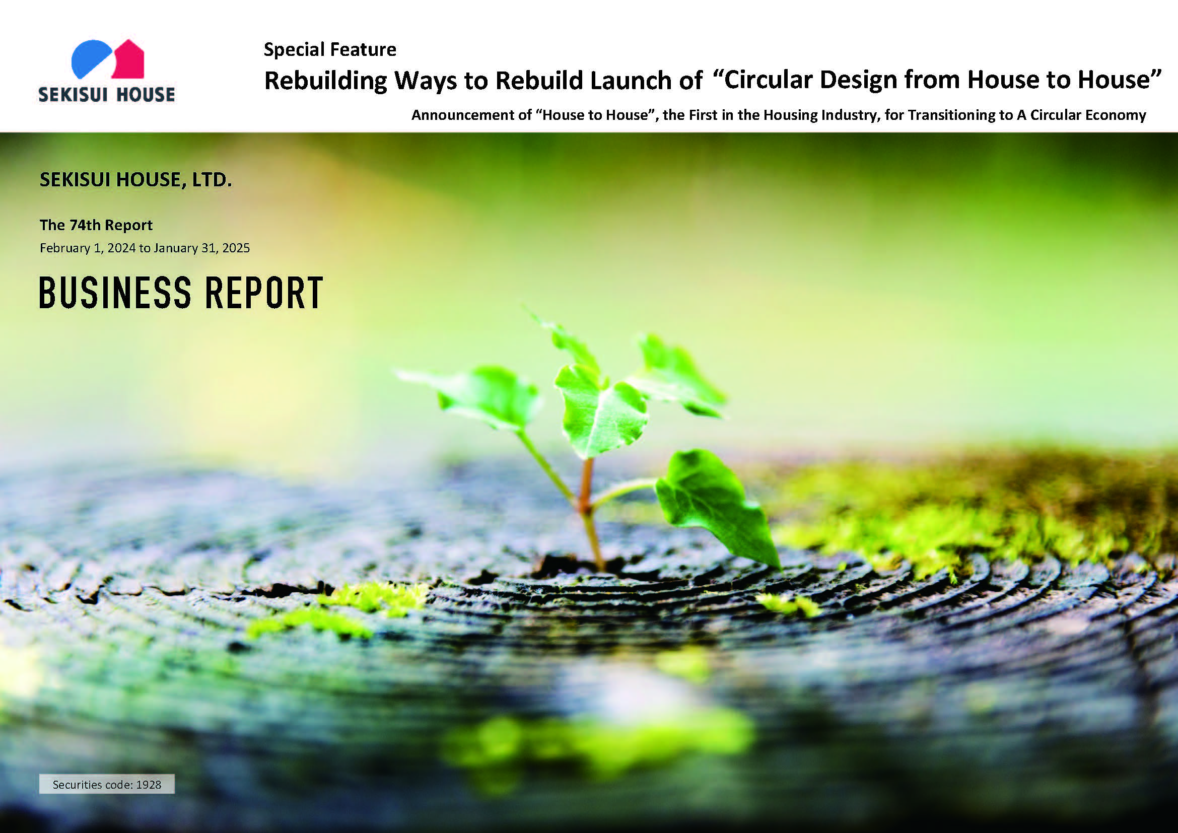 BUSINESS REPORT(The 74th Report) 