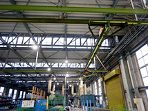 写真：照明のLED化（第3パネル工場）