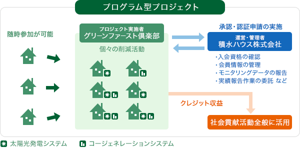 図：プログラム型プロジェクト