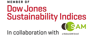 ロゴ：Dow Jones Sustainability Indices