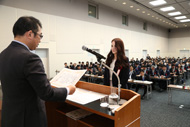 写真：「展示場接客担当者特別表彰」