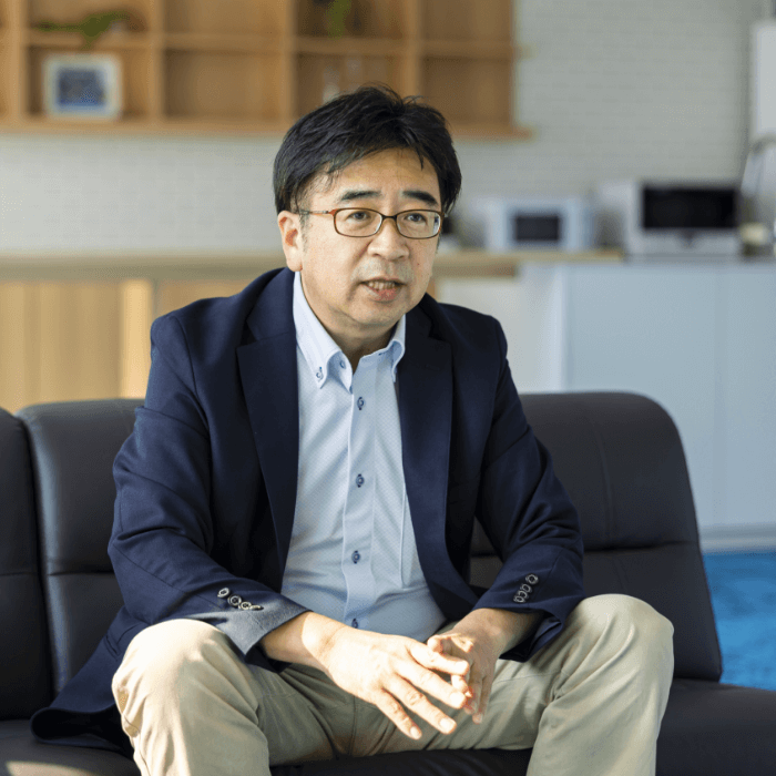 ㈱ケーブルネットおえ代表取締役の山内成仁氏
